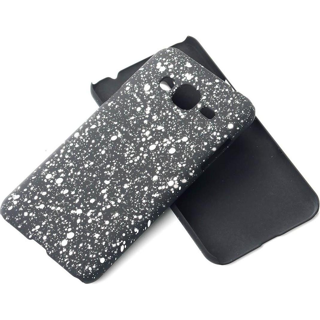 Thumbnail - König Design Handy Hülle Schutz Case Bumper Etuis für Samsung Galaxy J3 3D Sterne Weiss (Samsung Galaxy J3 (2016)), Smar...