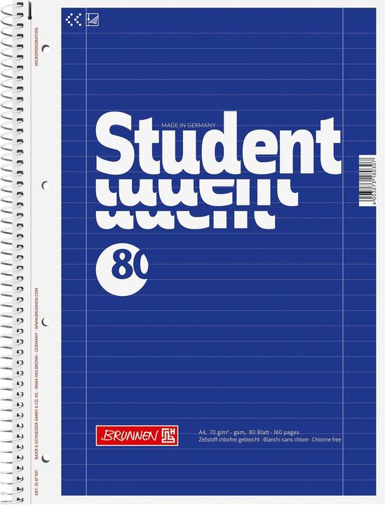 Actual product image Collegeblock (A4, Lined)