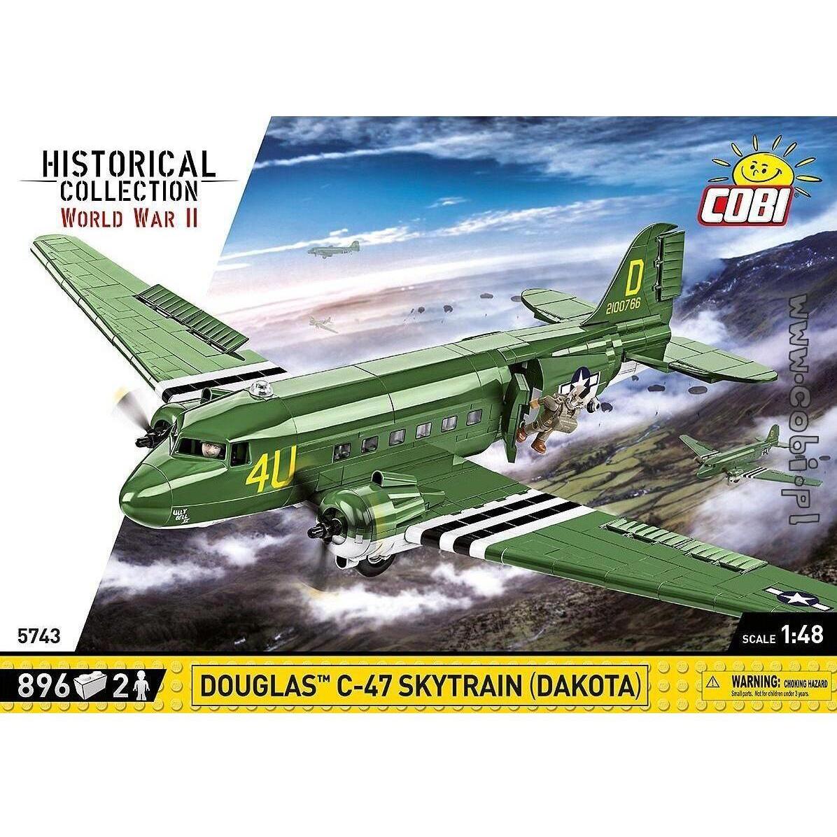 Thumbnail - Cobi 5743 - 896 PCS 'HC WWII /5743/ DOUGLAS C-47 SKYTRAIN (DAKOTA)