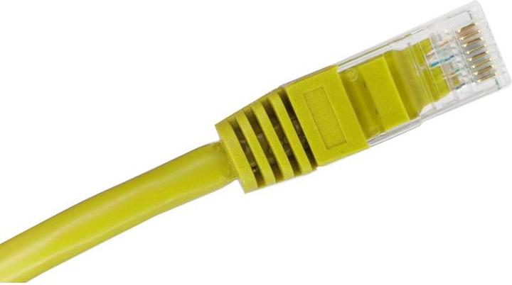 Produktbild Alantec KKU6ZOL1 PatchKabel UUTP Kat6 PVC 10m gelb (U/UTP, CAT6, 10 m)