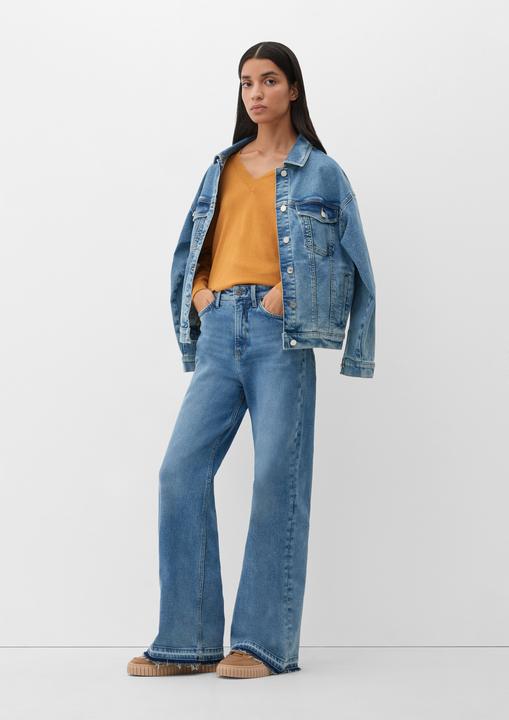 Actual product image s.Oliver Strickpullover Strickpullover mit V-Neck (36)