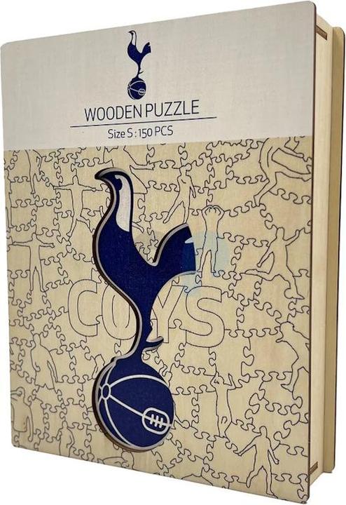 Actual product image Iconic Tottenham Hotspur FC - Logo - Wooden Puzzle Size M (270 pieces) (270 pieces)