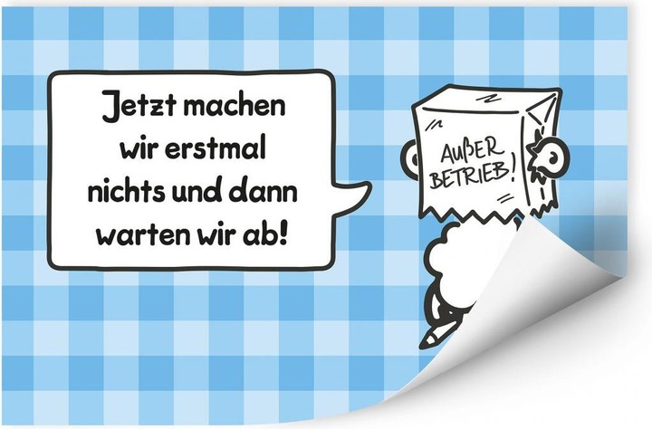 Image du produit Sheepworld Héros des mots Hors service (30 x 45 cm)