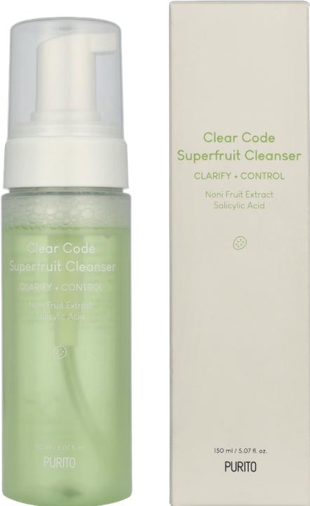 Actual product image Purito Clear Code Superfruit Cleanser (Cleansing Foam, 150 ml)