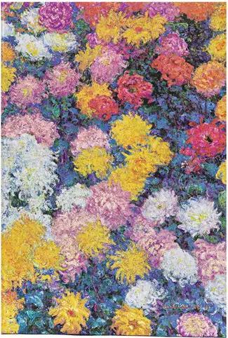 Produktbild Paperblanks Notizbuch PB Mini Monets Chrysant.unlin. (90 x 140 mm, Blanko, Harter Einband)