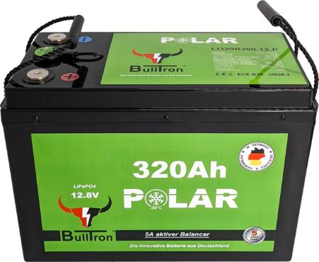 Produktbild Bulltron Batterie Polar 320Ah inkl. Smart BMS mit 200A Dauerstrom & BT/WiFi App (12.80 V, 320 Ah)
