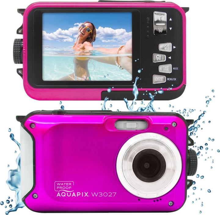 Actual product image Easypix Aquapix W3027 WAVE pink (30 Mpx)
