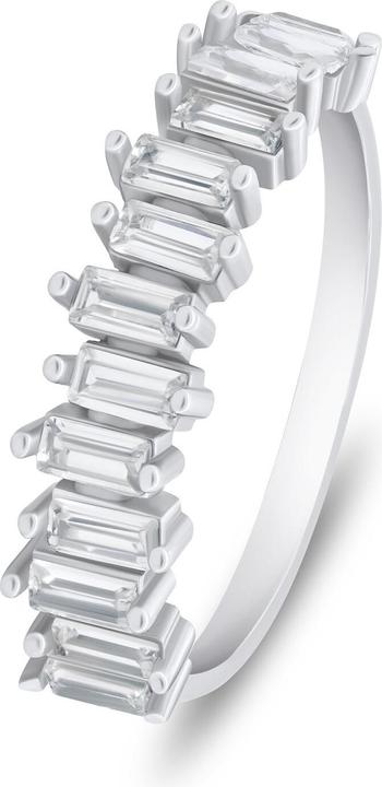 Produktbild Brilio Silver - Sparkling silver ring with clear zircons RI096W - Circuit: 56 mm (56)