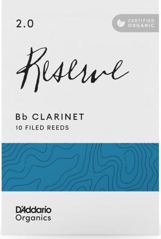 D'Addario Organic Reserve Bb Clarinet Reeds (Clarinet)