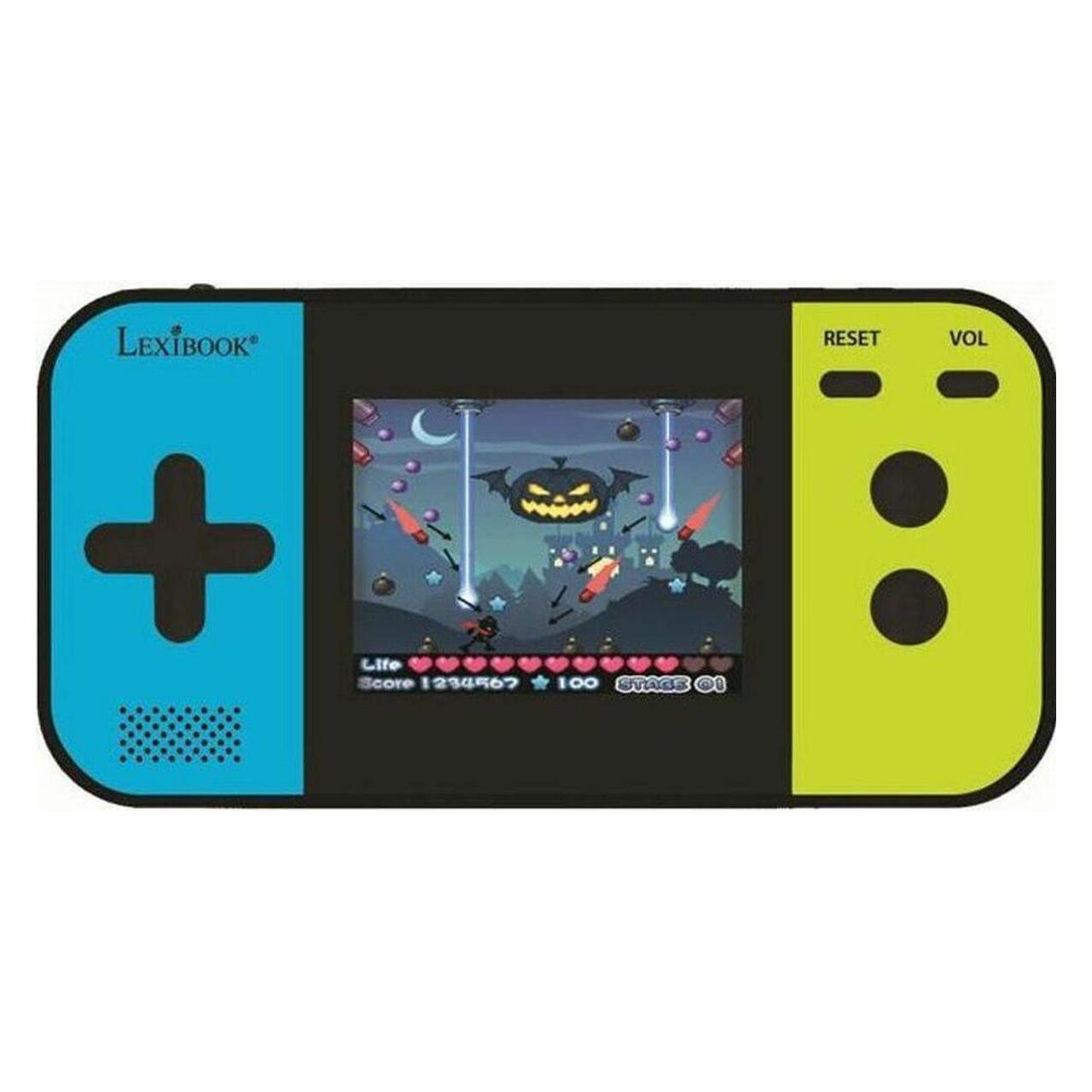 Lexibook JL2377 Compact Cyber Arcade Tragbare Spielkonsole, 250 Gaming, Lcd, Batteriebetrieben, Vid, Retro Gaming, Schwarz