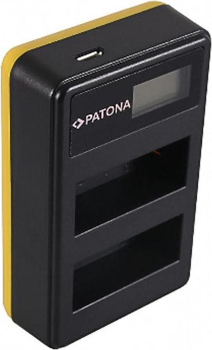 Actual product image Patona Dual LCD USB Charger Canon LP-E8 (Camera battery charger)