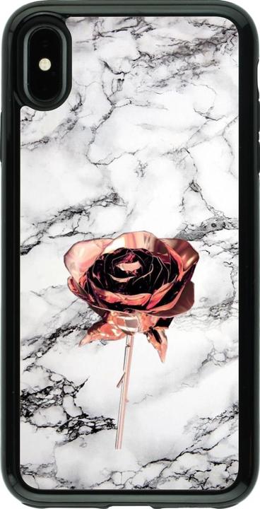Produktbild PhoneLook Hülle Hybrid Armor schwarz Marble Rose Gold (Apple iPhone XS Max)