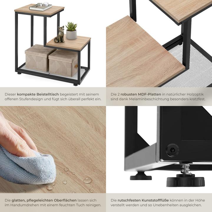 Image du produit tectake Table d’appoint Halifax