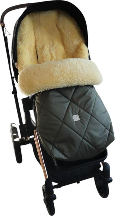 Actual product image Kaiser Baby Kaiser Lammfell Fusssack Coosy, kaki