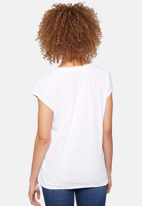 Image du produit Soccx Shirt Ärmelloses Rundhals-Shirt mit Tunnelzugsaum und Armausschnitt mit offener Saumkante (S)