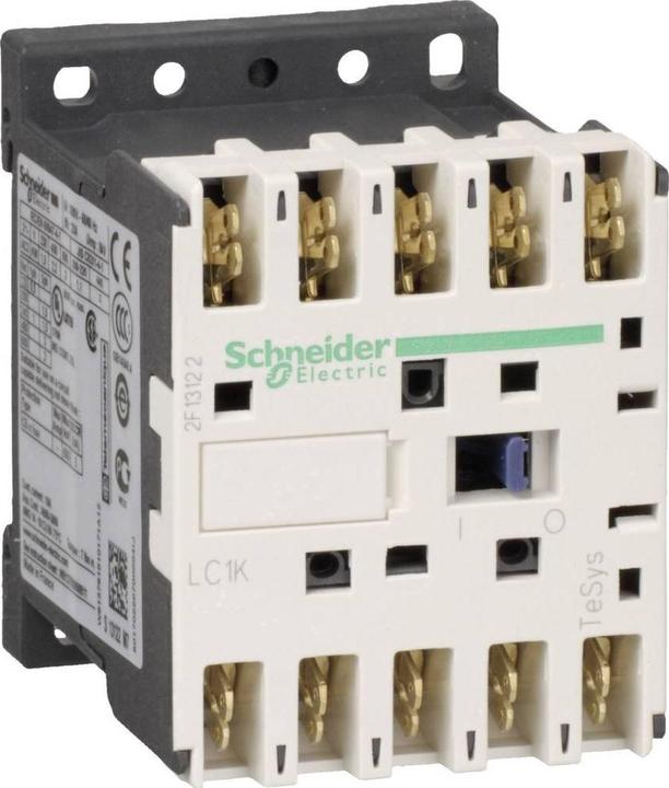 Actual product image Schneider Electric Power contactor, 3p+1Ö, 4kW/400V/AC3, LC1K09017B7