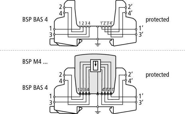 Actual product image Dehn Base part 4-pole to accommodate a 926304