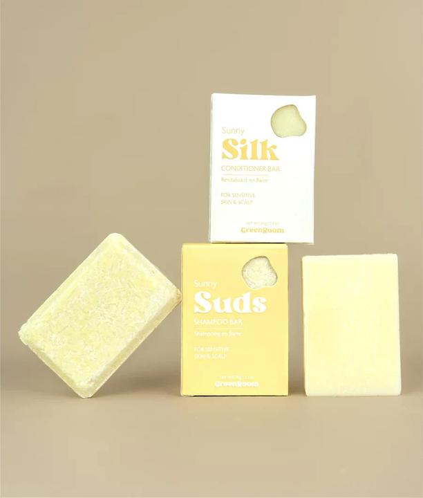 Actual product image Green Room Shampoo & Conditioner Set Sunny (720 ml, Solid shampoo)