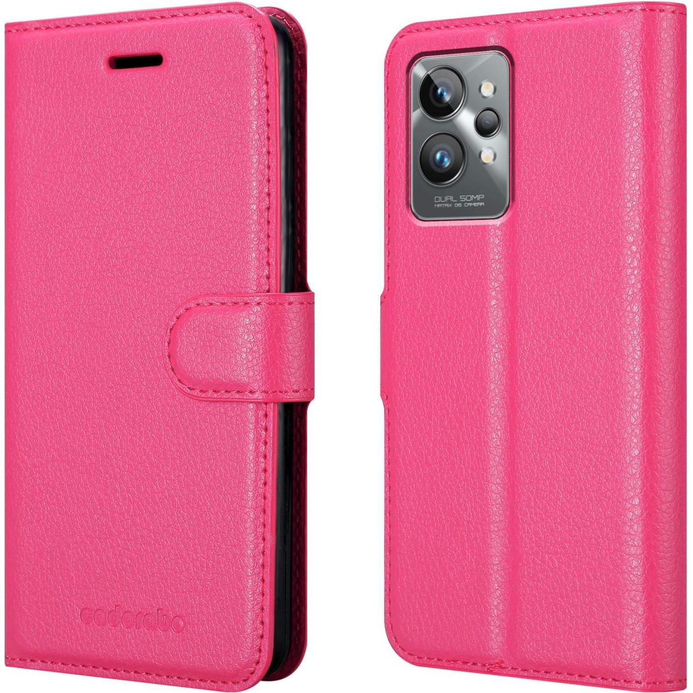 Thumbnail - Cadorabo Book Stand Hülle für Realme GT 2 PRO (Realme GT 2 Pro), Smartphone Hülle, Pink