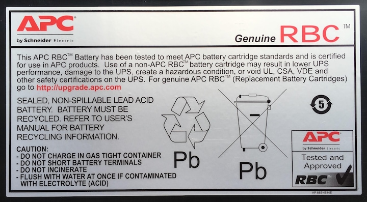 Produktbild APC RBC11, Ersatzakku zu USV