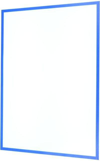 Franken Magnetische zak / documenthouder, DIN A3, blauw van harde folie, mat, document-proof, dikte 0.32 mm (A3)