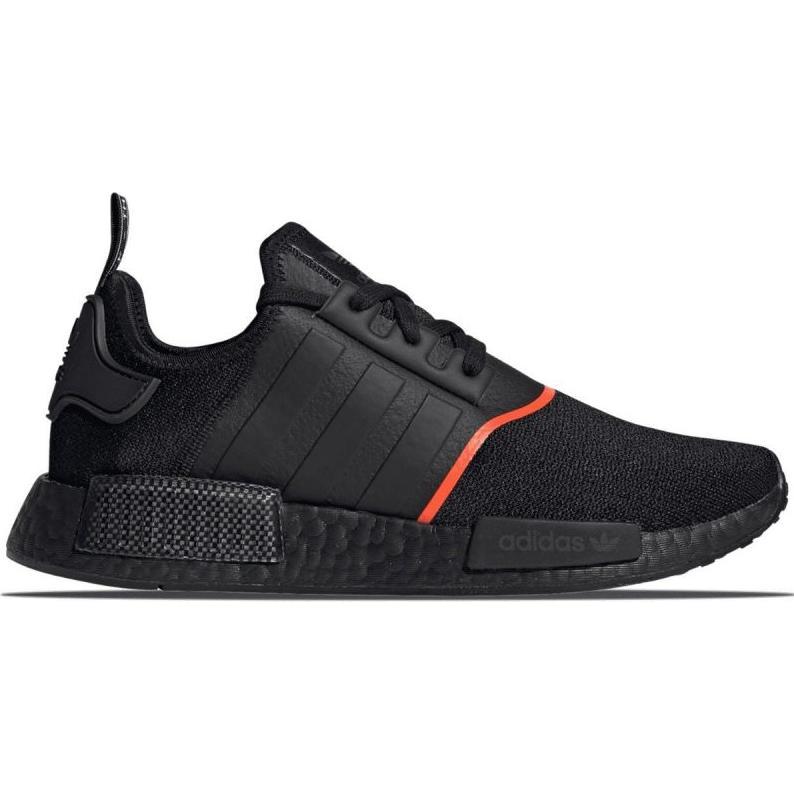Adidas, Bambini, Sneaker, Originals NMD R1 Core Black Lightweight Summer Sports Shoes - EE5085, Nero, (36)