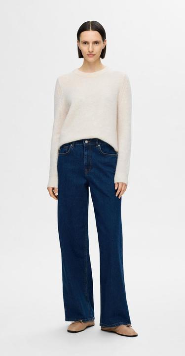 Produktbild Selected Femme Slfsia Ras Ls Knit O-Neck Noos (XL)