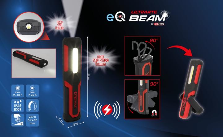 Actual product image KS Tools - eQiUltimateBEAM Handleuchte 1100 Lumen (1100 lm)