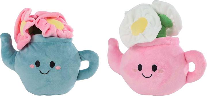 Take Me Home Plüschtier Pflanze aus Plüsch – Teekanne mit Blumen, 18 cm (18 cm)