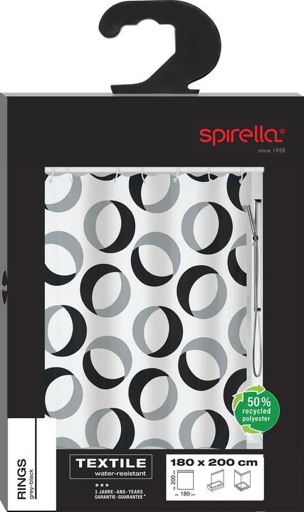 Produktbild spirella Rings (180 x 200 cm)