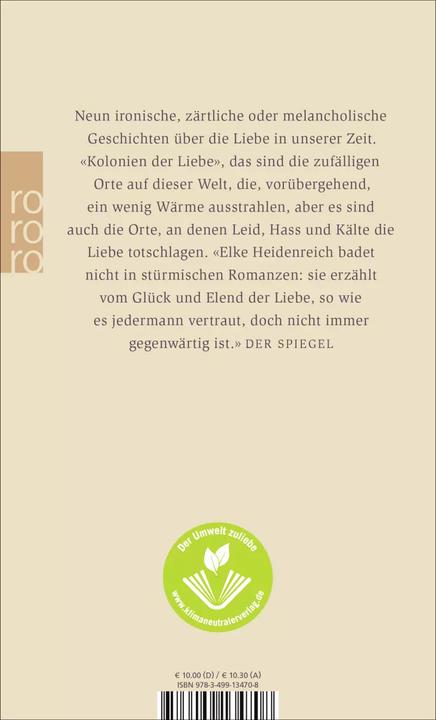 Produktbild Kolonien der Liebe (Deutsch, Elke Heidenreich, 2006)