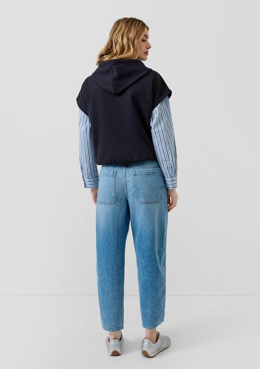 Produktbild s.Oliver Sweatshirt Ärmelloses Sweatshirt mit Kapuze und Relaxed Fit (38)