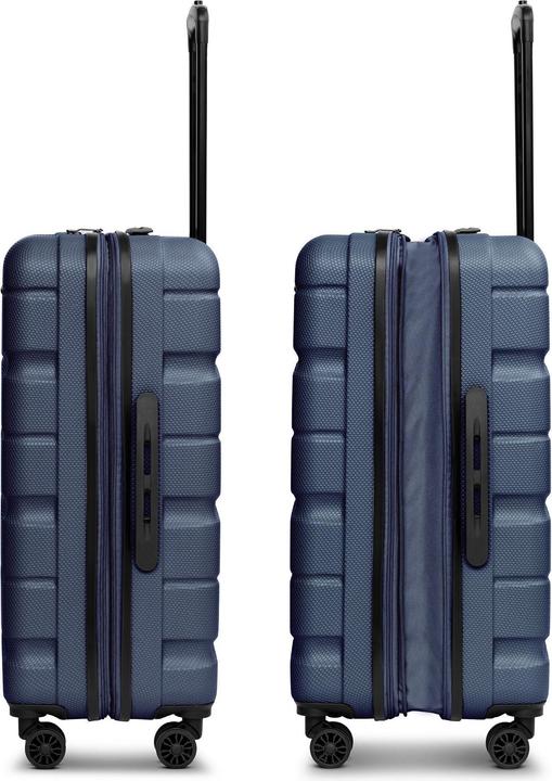 Immagine prodotto Franky Munich 4.0 set di valigie a 4 ruote 3 pezzi con piega elastica (199 l)