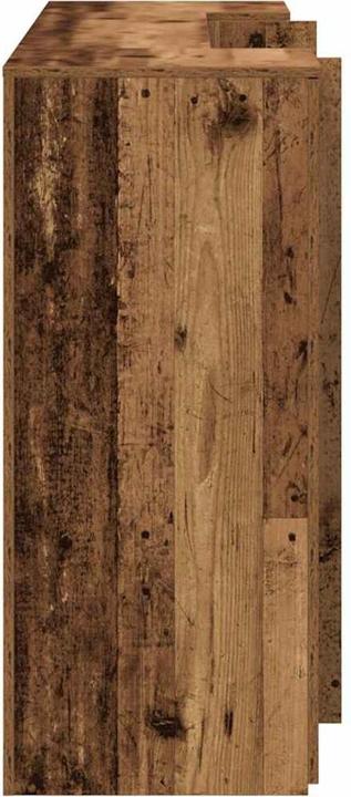 Image du produit vidaXL Comptoir d'accueil aspect vieux bois 180x50x103,5 cm Matériau dérivé du bois