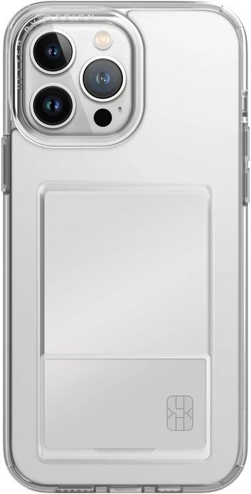 Actual product image Uniq etui Air Fender ID iPhone 15 Pro 6.1" nude transparent Cardslot (Apple iPhone 15 Pro)