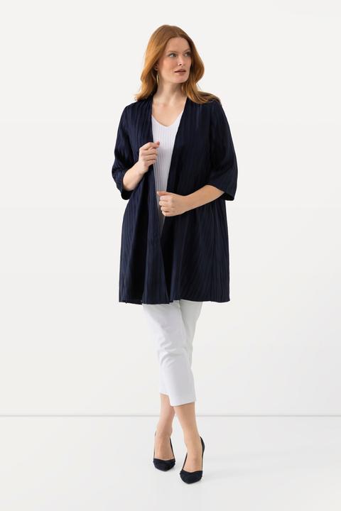Produktbild Ulla Popken Easy-Going-Jacke, offene Form, V-Ausschnitt (46, 48)
