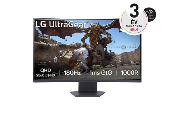 Actual product image LG UltraGear 32GS60QC-B (2560 x 1440 pixels, 31.50")