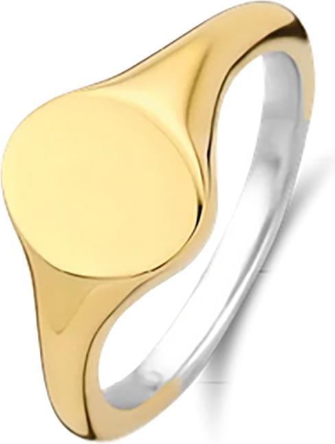 Ti Sento Milano Ring ovale Form vergoldet 12115SY (56, 925 Silber)