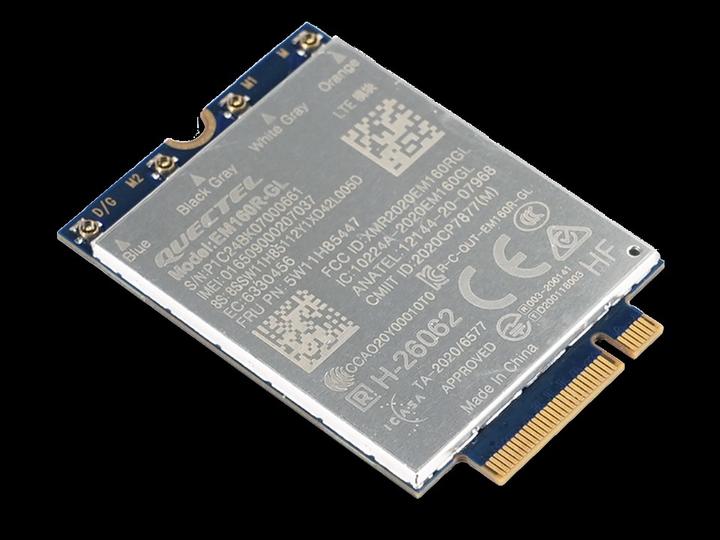Actual product image Lenovo TP Quectel EM160R-GL 4G LTE-A Cat, ThinkPad (M.2 A Key)