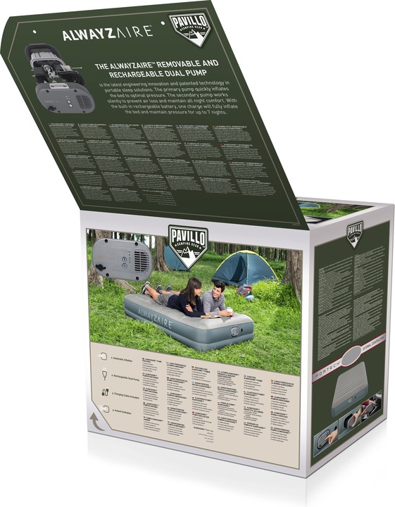 Produktbild Bestway Alwayzaire Airbed Queen (150 x 200 cm)