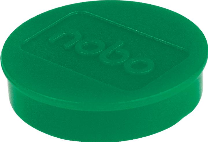 Actual product image Nobo Magnet round 38mm 1915317 green 10 pieces (10 x)