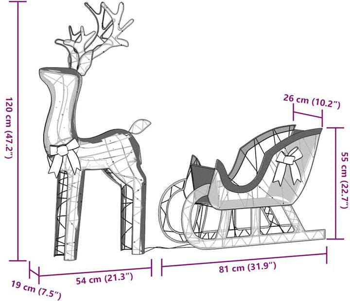 Image du produit vidaXL Weihnachtsdekoration