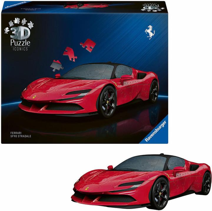 Image du produit Ravensburger 3D Iconics : Ferrari SF90 Stradale (108 pièces)