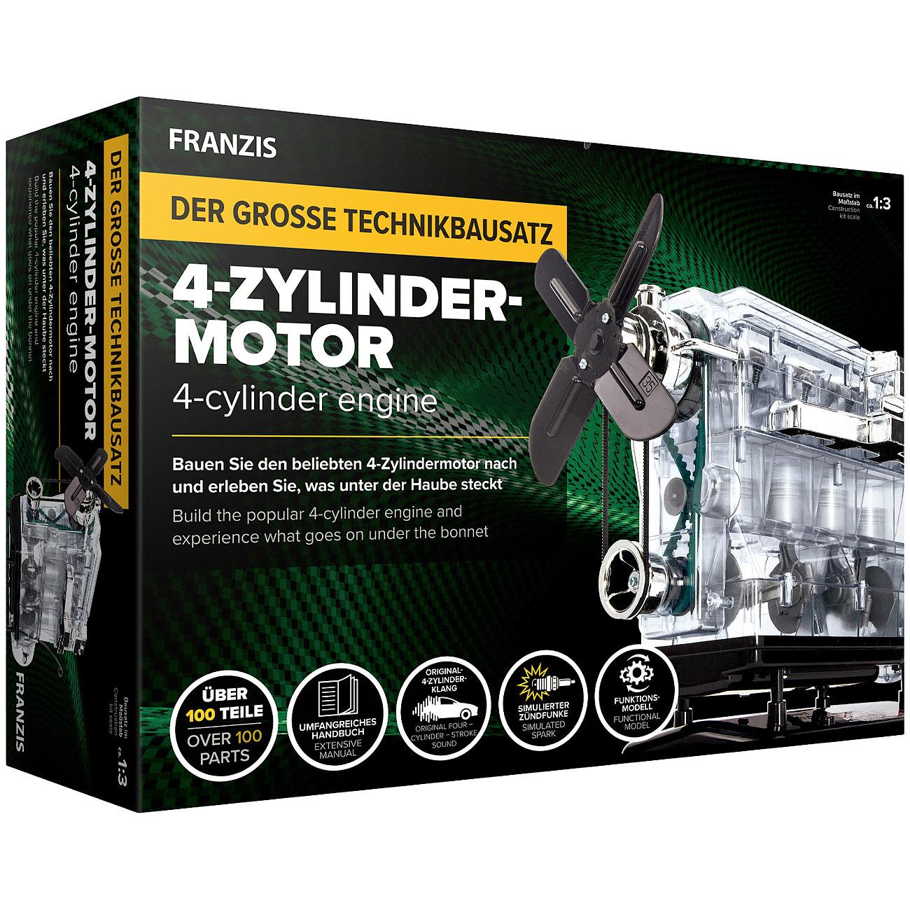 Franzis 4-Zylinder-Motor (67175)