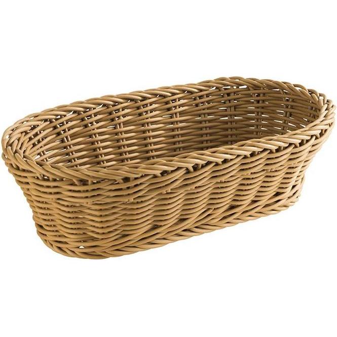 Assheuer + Pott APS Baguette Korb, oval, Brotaufbewahrung, Beige