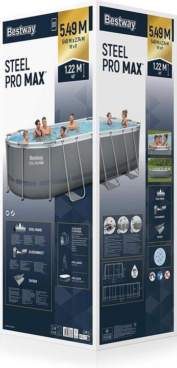 Actual product image Bestway Oval Frame Pool Set (549 x 274 x 122 cm)