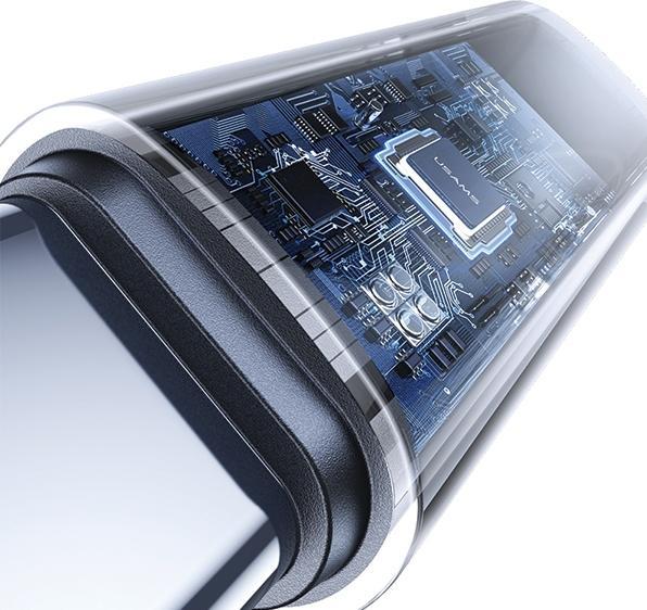 Produktbild Usams Adapter AU18 USB-C - USB-C Digital Display 100W stalowy/aluminium SJ682TC01 (US-SJ682) (USB Typ-C)