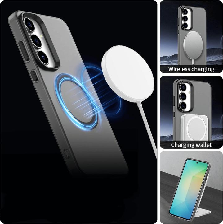 Immagine prodotto Cover-Discount Galaxy S25 FE - Acryl-Handyhülle mit Magnet und Farbakzent (Samsung Galaxy S25 FE)