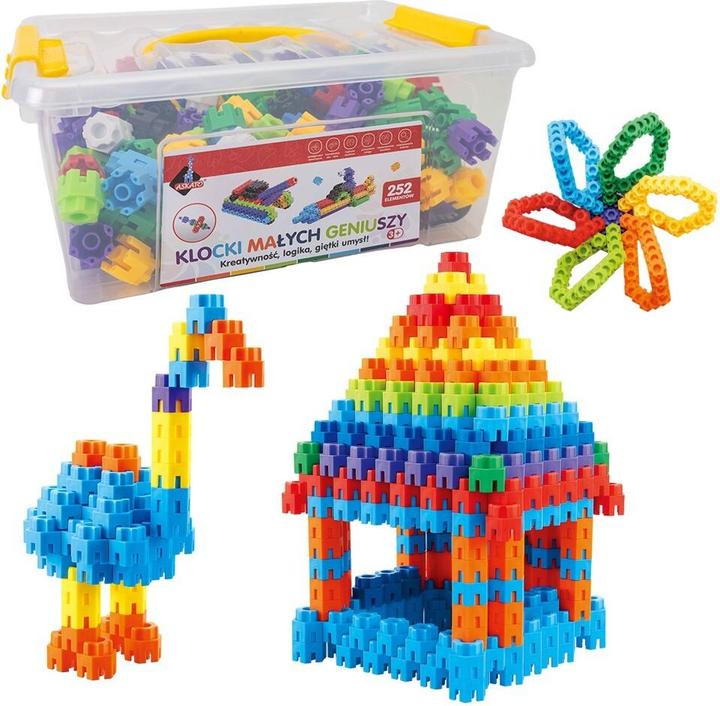 Produktbild Askato Bausteine für kleine Genies, Schrauben, 252 Elemente