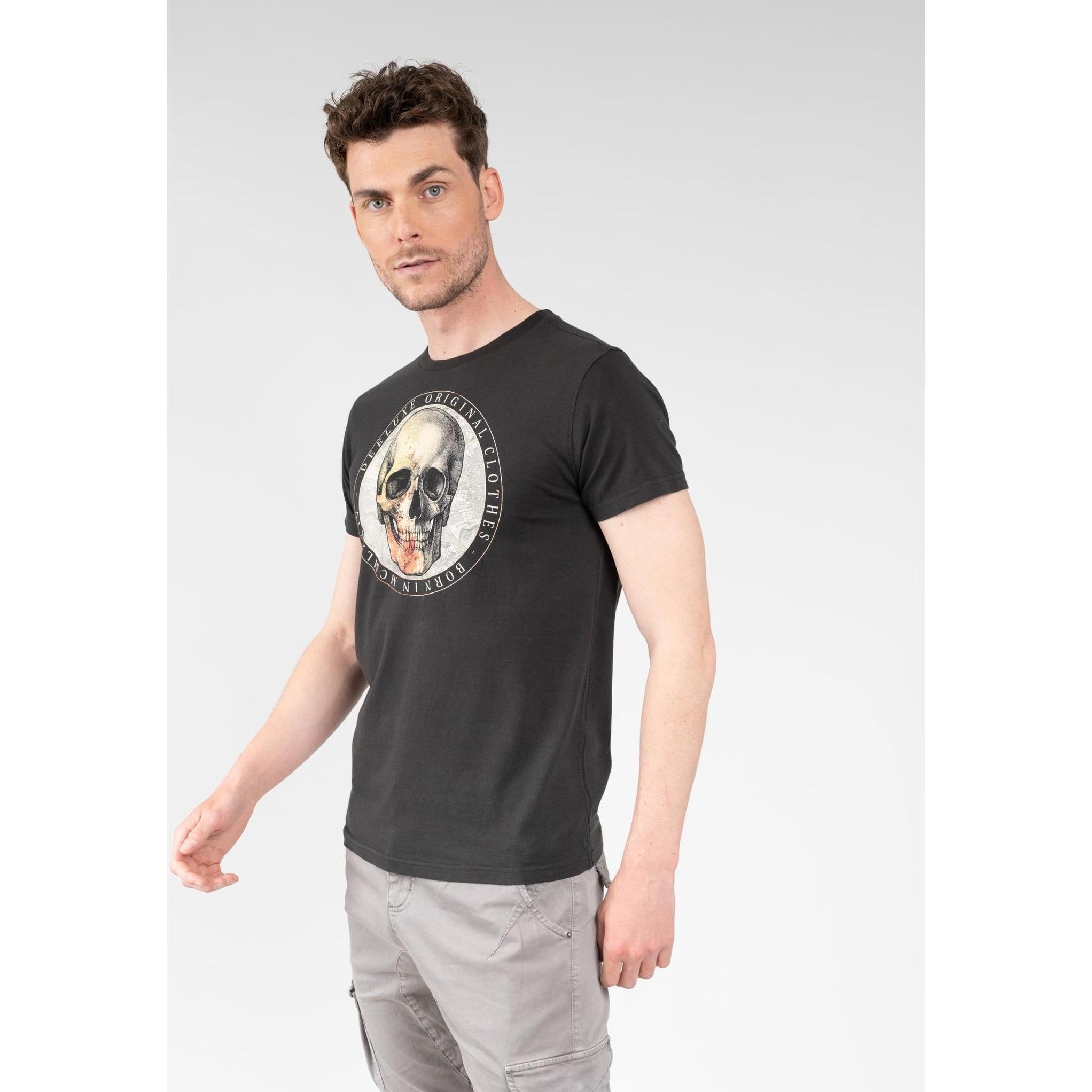 Deeluxe, Herren, Shirt, t-hirt, Grau, (S)